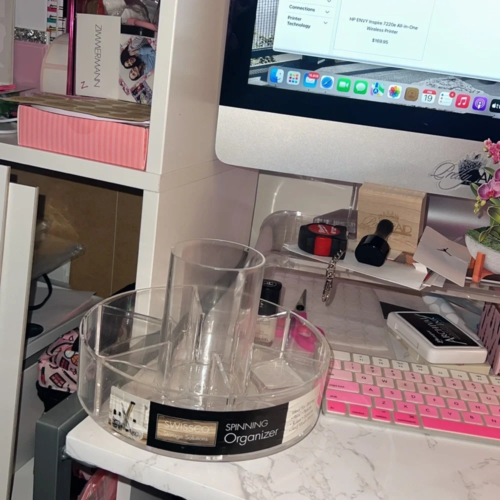 Clear Spinning Organizer